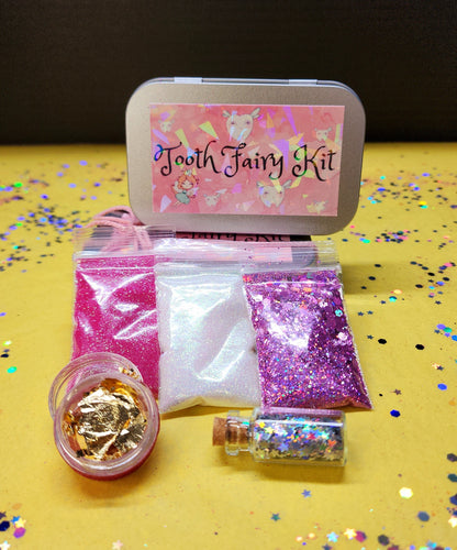 Tooth Fairy Magic Kit – Fairy Dust, Receipts & Personalized Letter in Tin