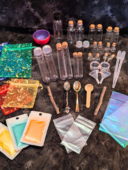 Master Alchemy Potion Kit – Bottles, Tools & Magic Powders
