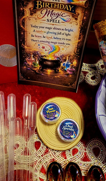 Magic Potion Birthday Party Kit – Rainbow Deam Party Pack - Kids Fizzing Activity Supplies