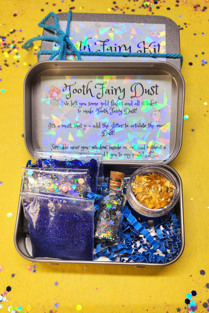 Tooth Fairy Magic Kit – Fairy Dust, Receipts & Personalized Letter in Tin