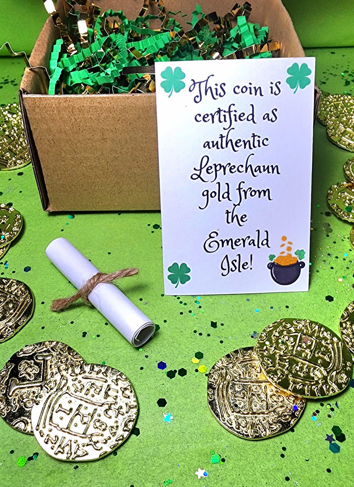 Leprechaun Trap Award Box – Gold Coin, Personalized Letter & St. Patrick’s Day Surprise