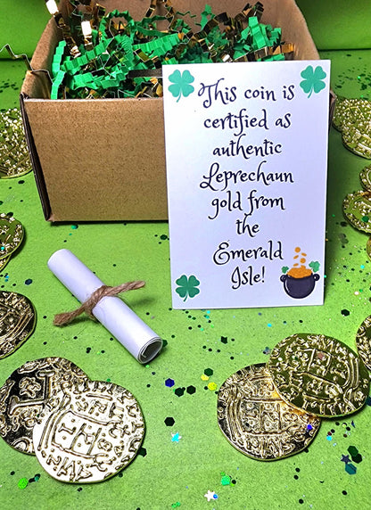 Leprechaun Trap Award Box – Gold Coin, Personalized Letter & St. Patrick’s Day Surprise