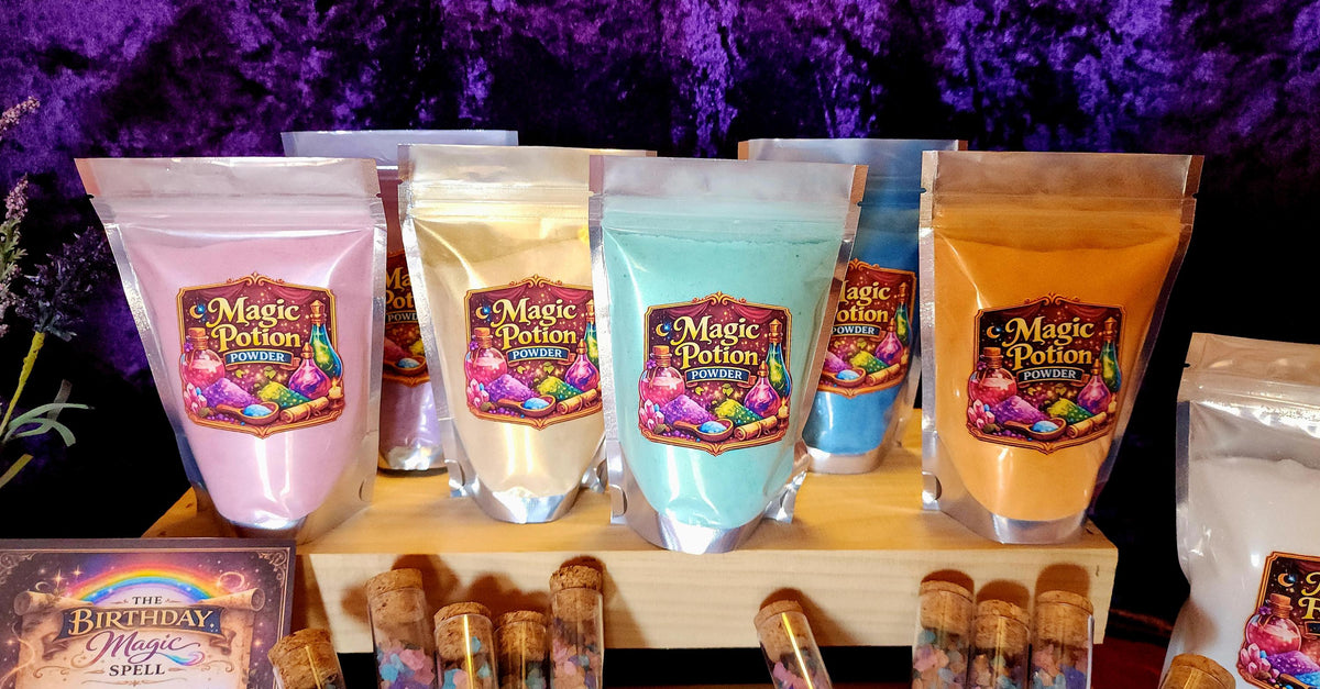 Magic Potion Birthday Party Kit – Rainbow Deam Party Pack - Kids Fizzing Activity Supplies