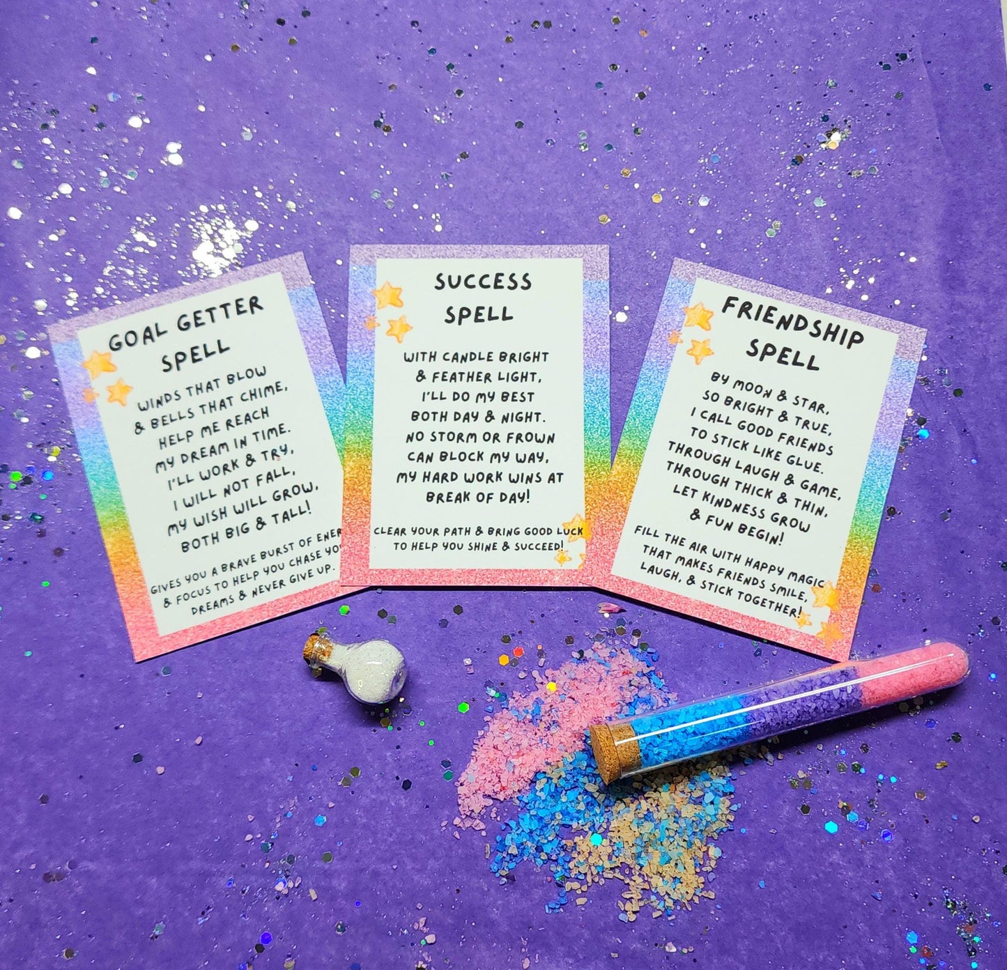 Rainbow Dreams Magic Potion Kit – Fizzing Powder, Rainbow Crystals & Glitter