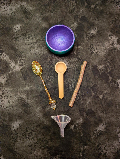 Enchanter Alchemy Kit – Bottles, Tools & Magic Powders