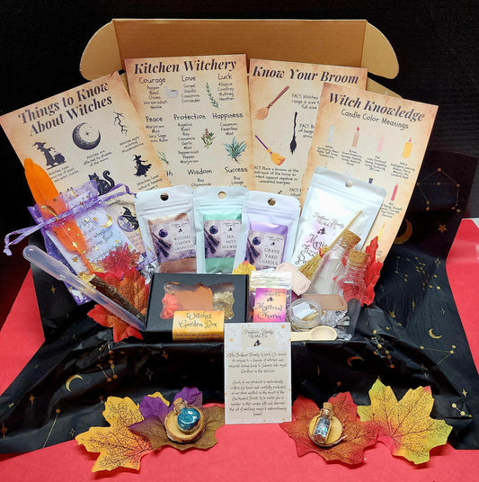 Young Witch Magic Potion Kit: Magic Fizzing Powder, Herbs, Silver Charm