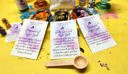 Cosmic Courage – Mini Magic Potion Kit – Shimmering Powders, Moon Rocks & Dried Flowers