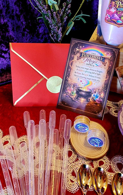 Magic Potion Birthday Party Kit – Rainbow Deam Party Pack - Kids Fizzing Activity Supplies