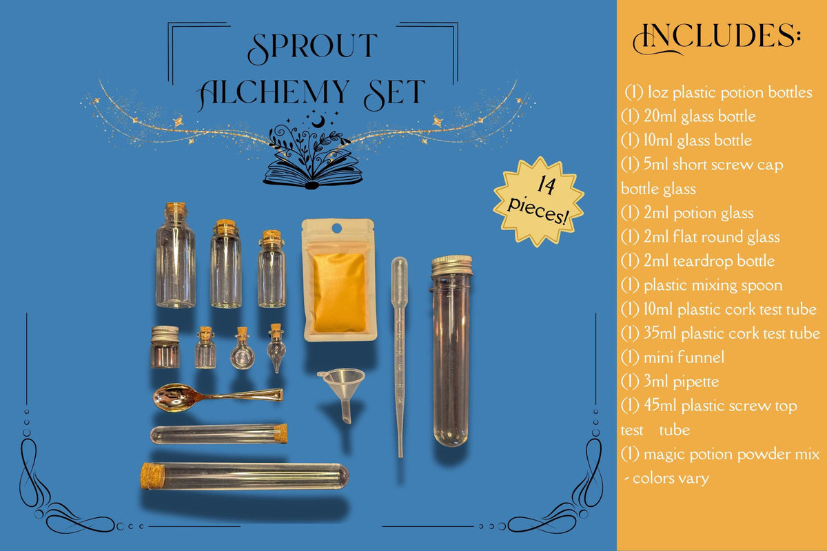 Sprout Alchemy Potion Kit – Starter Potion Set with Bottles & Magic ...