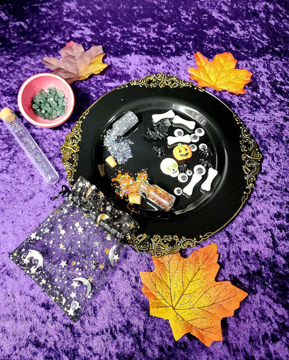 Halloween Magic Potion Kit – Fizzing Mix, Metal Charm, Pocket Ghost (Kids Craft)