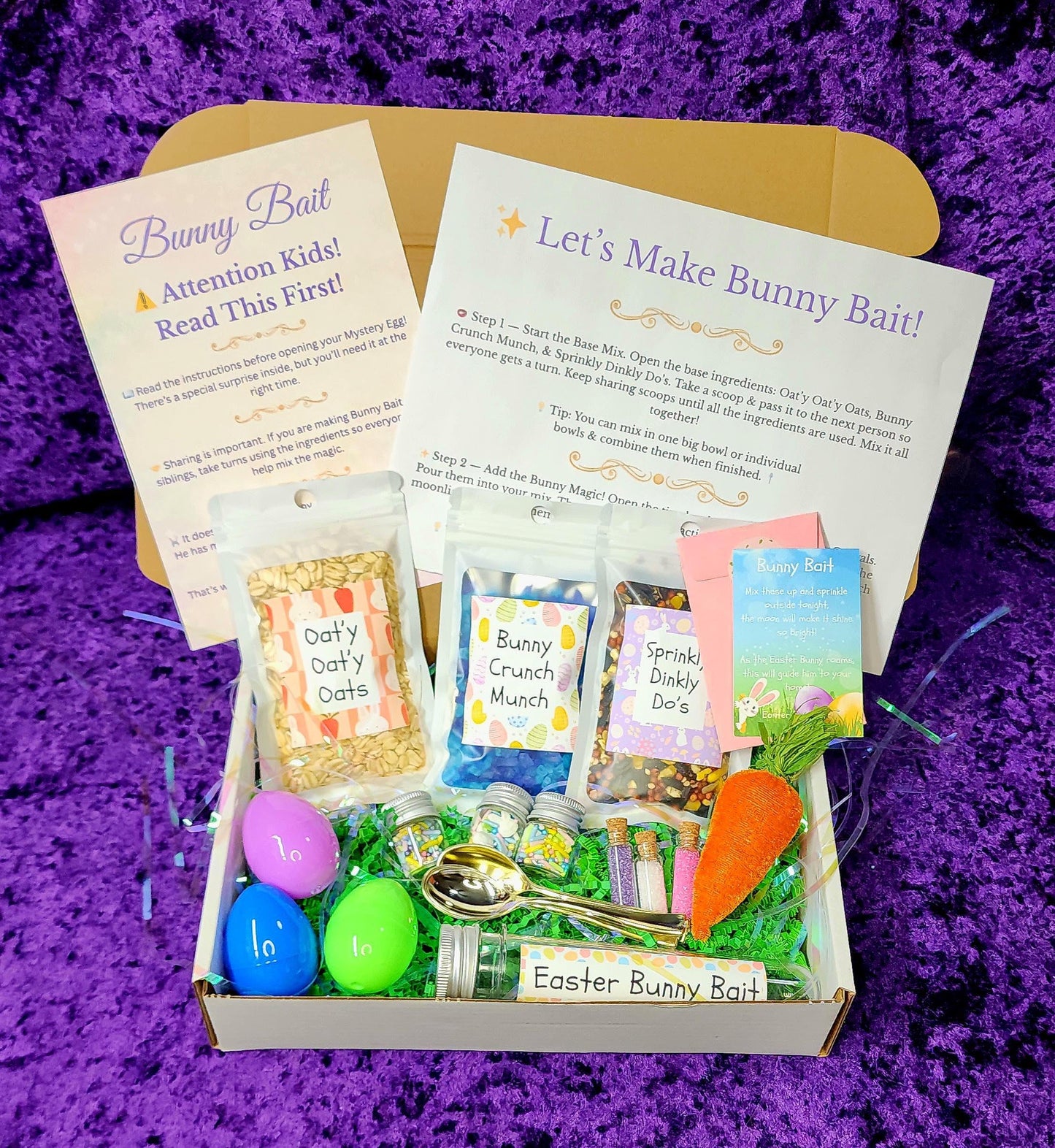 Bunny Bait Family Kit | Easter Eve Tradition, Sibling Activity, Magical Craft