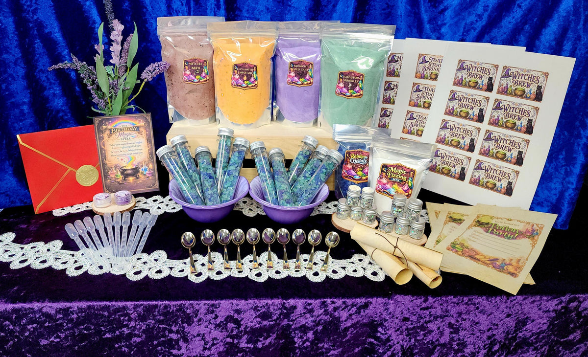 Cauldron Club Birthday Potion Party Kit for Ten!